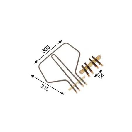 Resistencia Horno TEKA 10