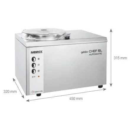 Mantecadora profesional automatica GELATO