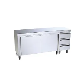 Mueble con cajones  y puertas correderas fondo 600