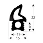Burlete puerta alta temperatura 2769