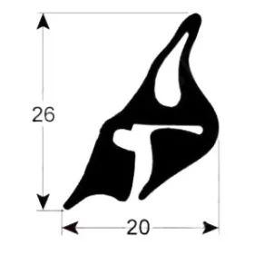 Burlete puerta alta temperatura 2515