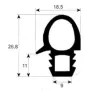 Burlete puerta alta temperatura 2070