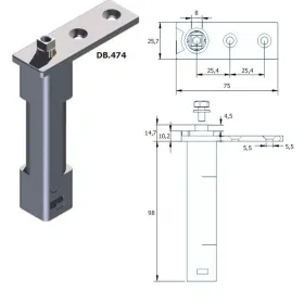 Bisagra pivotante FA3