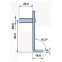 Soporte de pivote DB580