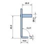 Soporte de pivote DB581