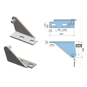 Soporte superior para bisagras DB661