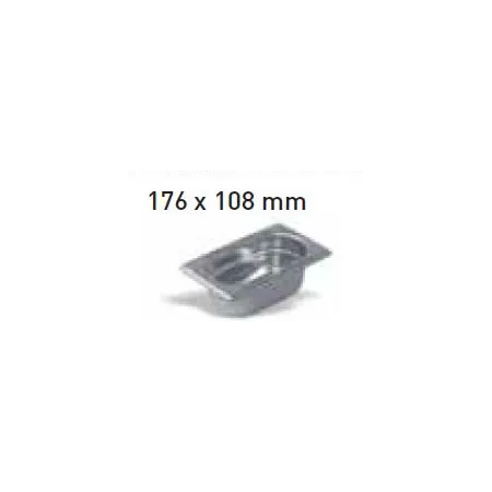 Cubeta GN 1/9 Inoxidable 18/10 