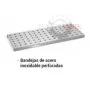 Estantes con bandejas polipropileno acero inoxidable