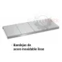 Estantes con bandejas polipropileno acero inoxidable