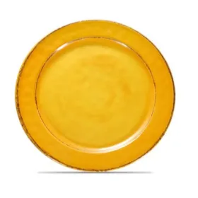 Plato presentación amarillo