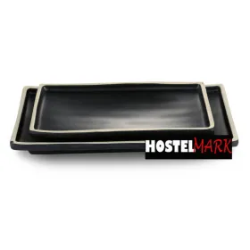 Bandeja rectangular de melamina