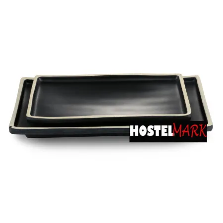 Bandeja rectangular de melamina