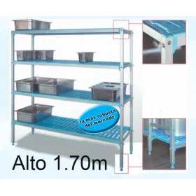 Estantería cámara módulo de altura 1.70m Gastronorm