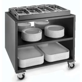 Carro buffet negro 1 GN