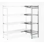 Estanteria angular en acero inoxidable lisas