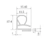 Burlete UR-639  (2.5 mts)