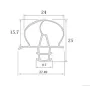 Burlete UR-650  (2.5 mts)
