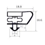 Burlete UR-3700  (2.5 mts)