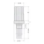 Pata regulable 30x30 NC