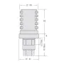 Pata regulable TR4