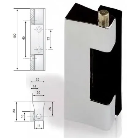 Bisagra nevera G-303 PV