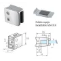 Clip prensacristal cuadrado 55X55X35 mm