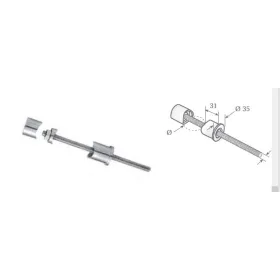 Conector para tubo redondo a pared