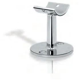 Soporte suelo para fijación tubo 43 y 50.8mm