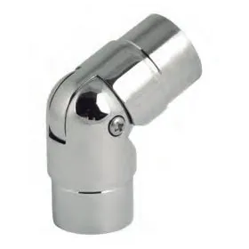 Conector ajustable 90º 2 uniones tubo redondo