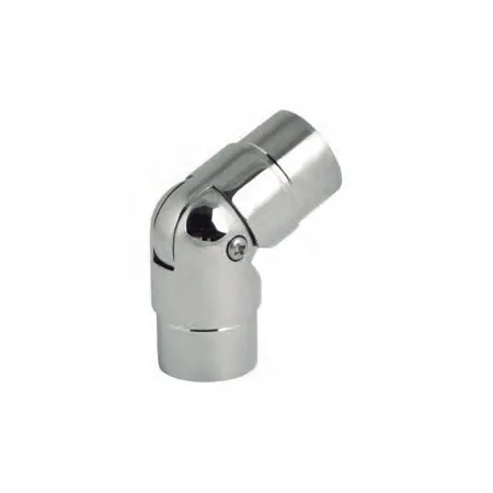 Conector ajustable 90º 2 uniones tubo redondo