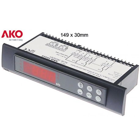 Termostato panelable AKO-10223 digital 230V 2 relés