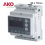 Termostato rail DIN digital 230V 1 relé+ relé alarma + reloj - bouzer