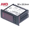 Termómetro panelable AKO-13023 reducido digital 230V