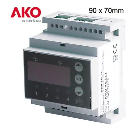 Controlador electrónico AKO-15223  230V 1 relé
