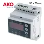 Controlador temperatura y humedad AKO-15227  24V 2 relé
