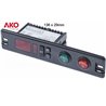 Controlador AKO-D10123 panelable digital 230V 1 relé