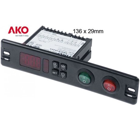 Controlador AKO-D10223 panelable digital 230V 2 relés