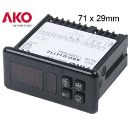 Controlador AKO-D14112 digital 12-24v 1 relé