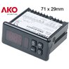 Controlador AKO-D14212 panelable digital 12v 2 relés