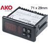 Controlador AKO-D14312 digital 12v 3 relés