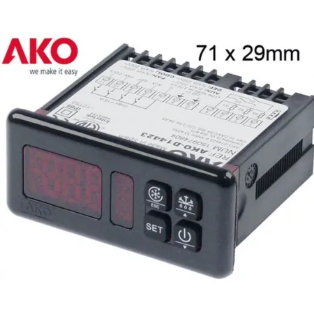 Controlador AKO-D14423 digital 230v 4 relés