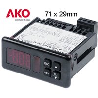 Controlador de temperatura o humedad AKO-D14724 2 relés 12v