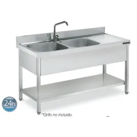 Fregadero industrial 1600x700
