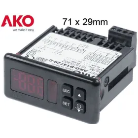 Controlador de temperatura o humedad AKO-D14726C 2 r.+comunicación