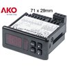Controlador de temperatura o humedad AKO-D14726C 2 r.+comunicación
