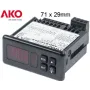Controlador de temperatura o humedad AKO-D14726C 2 r.+comunicación