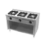 Cocina a gas 3 fuegos con estante serie 600