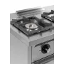Cocina a gas 3 fuegos con estante serie 600