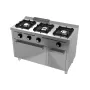 Cocina a gas 3 fuegos con horno serie 600