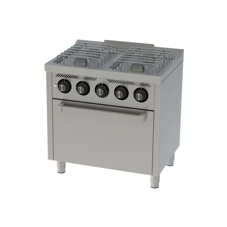Cocina a gas 4 fuegos y horno gas 600 basic